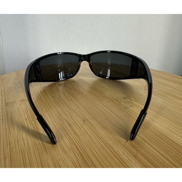 RARE Maui Jim Offshore MJ 444-02 Sunglasses 73-17-124 Gloss Black Wrap Japan - Picture 15 of 16